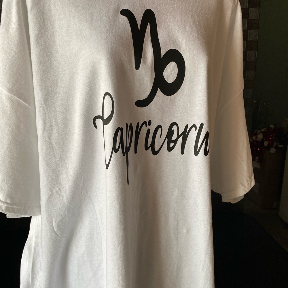 Dani Capricorn Zodiac White T-Shirt
